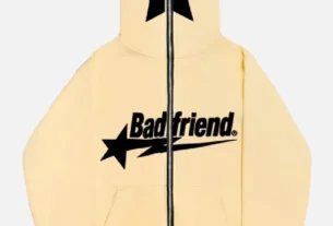 Bad-Friend-Full-Zipper-Hoodie-Beige-Black-2